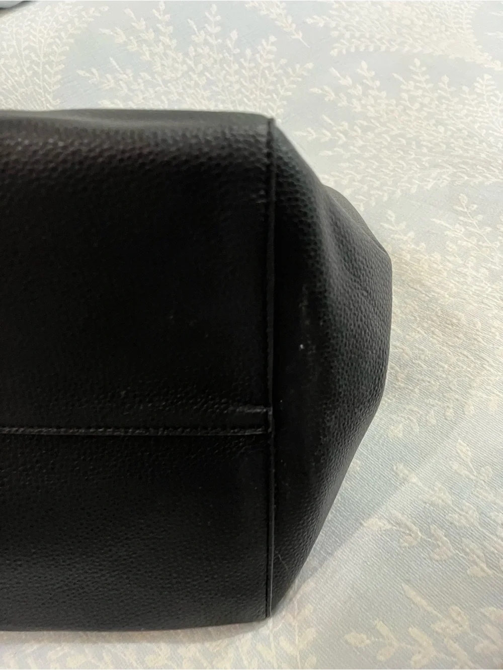 Black  Tote Bag with Gold Hardware